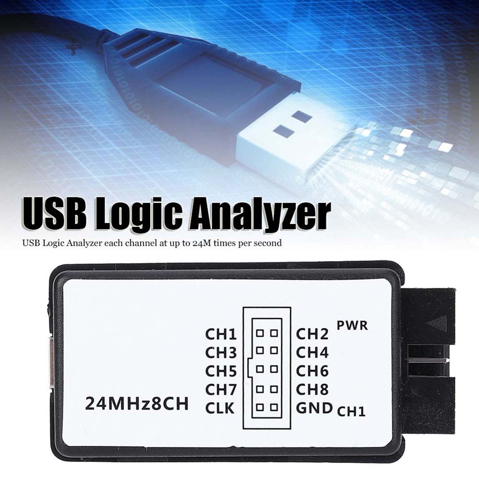 Logic Analyzer 24MHz Logic Ana - Logic Analyzer Usb recension och pris