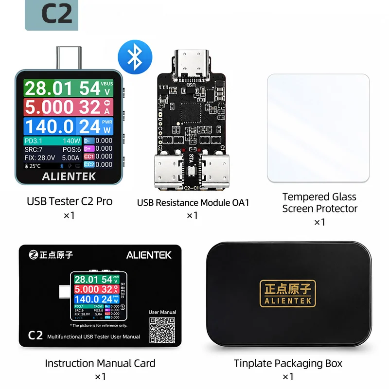 ALIENTEK C2 Color Screen Teste - Logic Analyzer Usb recension och pris